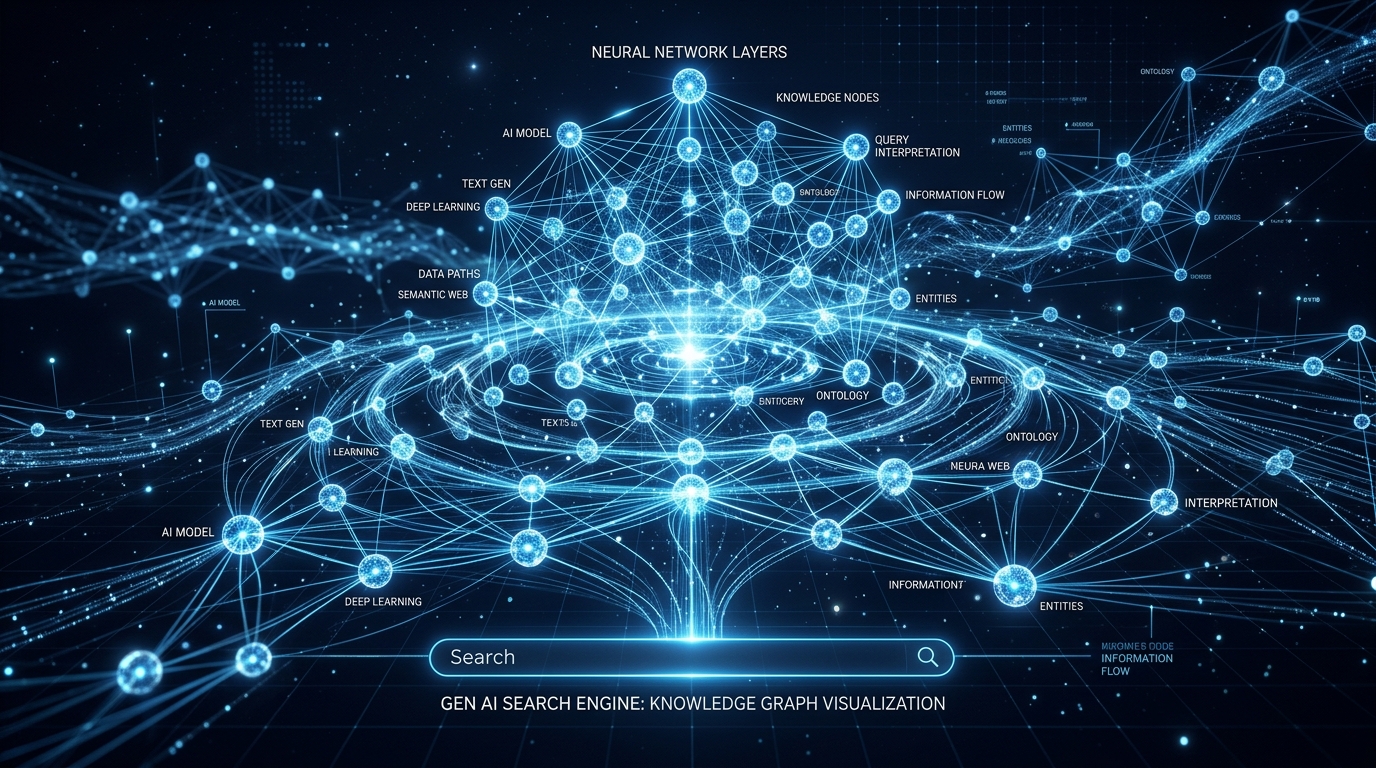 AI Search and Generative Engine Optimization Diagram